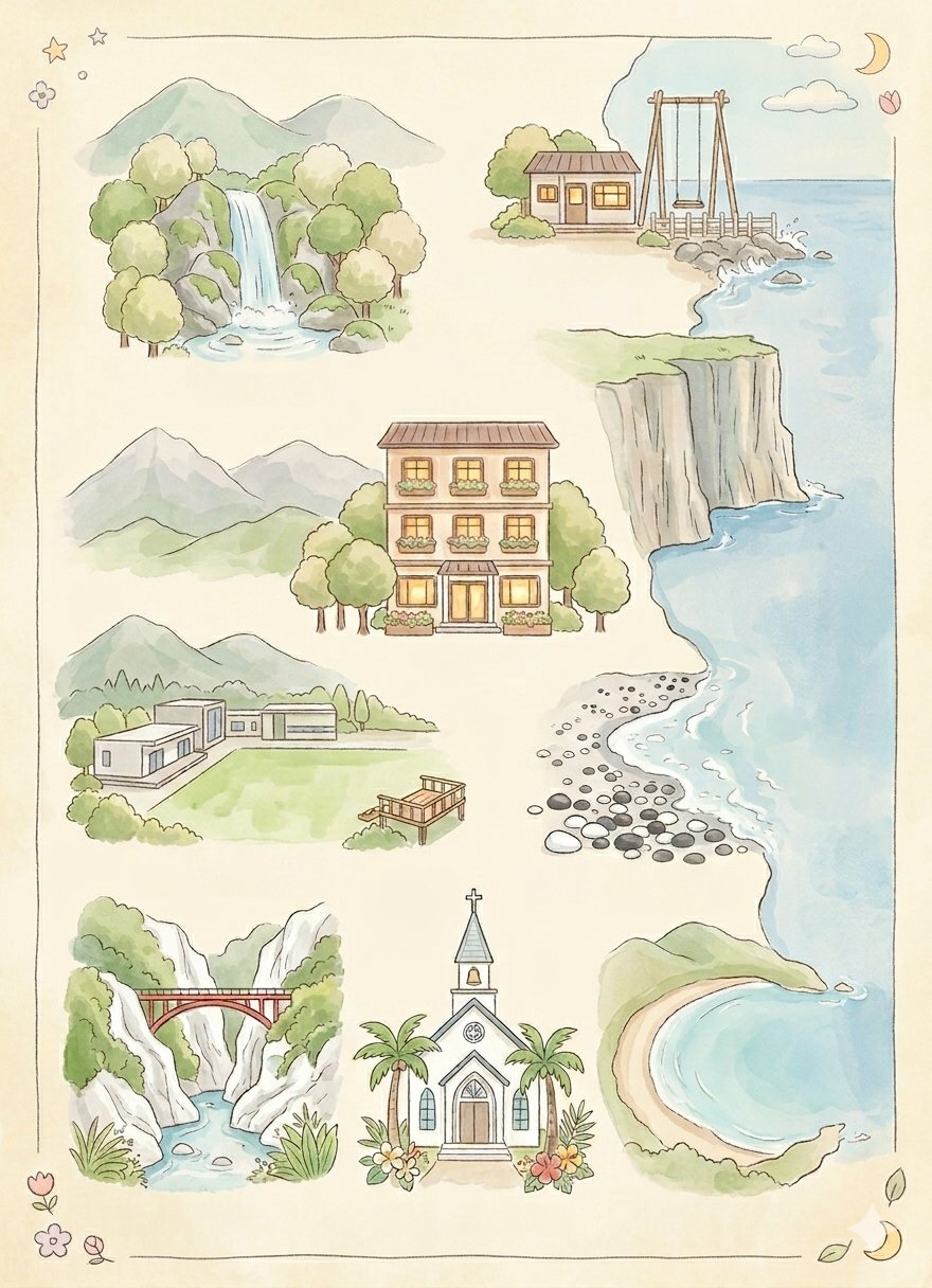 周邊景點插圖地圖